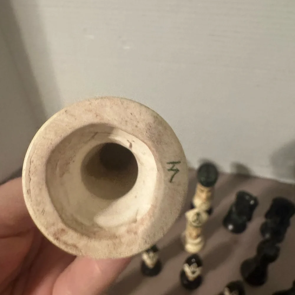 Vintage Ceramic Duncan Mold Hand-painted Chess Set - Picture 11 of 11